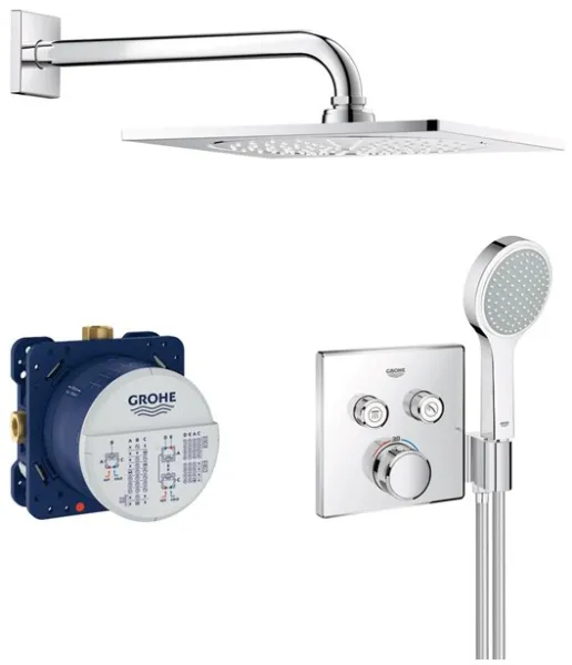 Grohe Grohtherm SmartControl Σετ ντους με κεφαλή ντους, χρώμιο