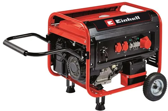 Einhell TC-PG 65/E5 βενζινοκίνητη γεννήτρια με 2x230 Volt και 1x400 Volt