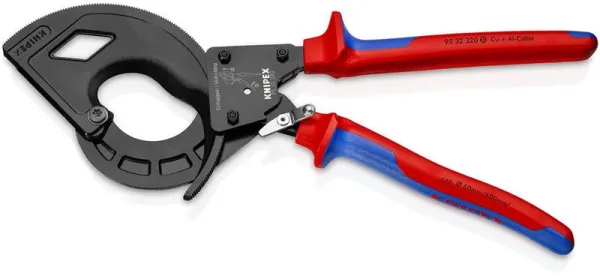 Knipex Κόφτης καλωδίων (Αρχή καστάνιας, 3 σταδίων) μαύρος ατραμεντιρισμένος, με λαβή πολλαπλών συστατικών 320 mm