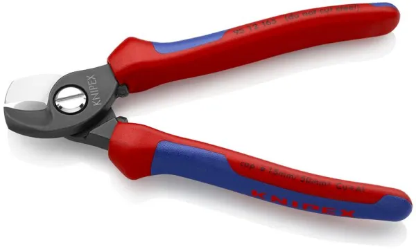 Knipex Κόφτης καλωδίων μπλε, με λαβή πολλαπλών συστατικών 165 mm