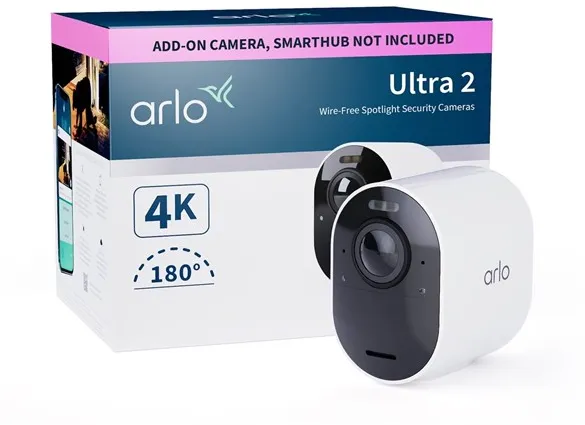Arlo Ultra 2 4K UHD Ασύρματη Κάμερα Ασφαλείας - Προσθήκη