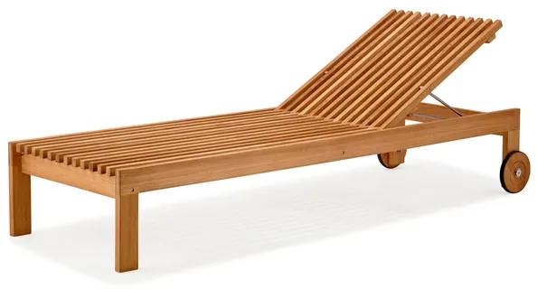 Cane-Line Amaze ξαπλώστρα - teak - χωρίς μαξιλάρι